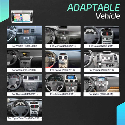 Podofo CarPlay Android Radio For Opel Astra Antara Corsa Zafira Combo Car Intelligent System 2din GPS Stereo Dashboard Car Radio
