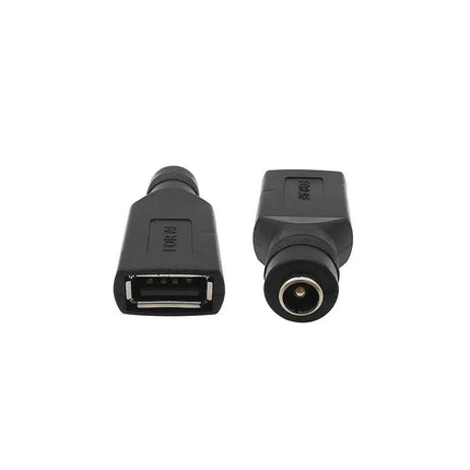 Presa Jack femmina 1/2/5Pcs 5.5*2.1mm A USB 2.0 tipo A spina maschio connettore cc adattatore per spine di alimentazione 5V per Laptop