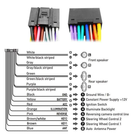 Adattatore per cablaggio Android per auto Decodificatore CAN Bus Spina da 16 pin a 24 pin Cavo connettore unità principale ACM per Ford Focus MK3 Fiesta Mondeo