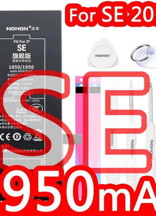 NOHON  High Capacity Phone Battery for iPhone 13 13Pro 12 Pro 11 X XR XS 12Mini 13PM 15Pro MAX 14 SE SE2 SE3 Replacement Bateria