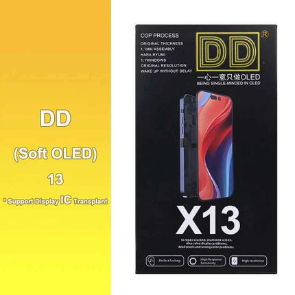 DD OLED LCD Display For iPhone 12 13 14 15 16 16e Pro Max Plus Mini LCD Display Touch Screen Digitizer Assembly Replacement