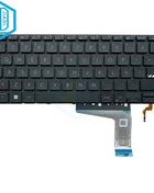 FR LA US SP Silver Black Backlight Keyboard For ASUS Vivobook X1402ZA X1404 X1405 X1403 Laptop Backlit Keyboards silver keycaps