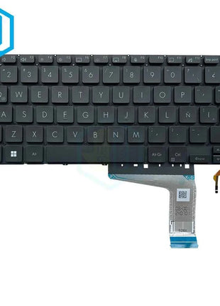 FR LA US SP Silver Black Backlight Keyboard For ASUS Vivobook X1402ZA X1404 X1405 X1403 Laptop Backlit Keyboards silver keycaps