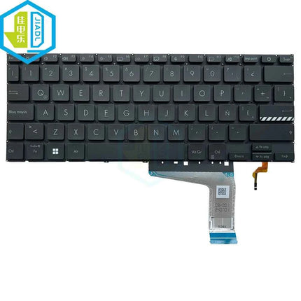 FR LA US SP Silver Black Backlight Keyboard For ASUS Vivobook X1402ZA X1404 X1405 X1403 Laptop Backlit Keyboards silver keycaps