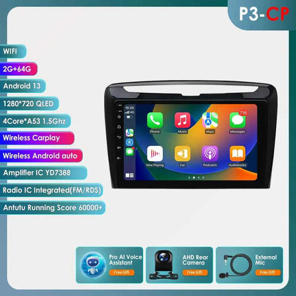 Qualcomm 8-Core 360° Panoramic Camera Wireless CarPlay Android Auto Car Radio for Lancia Ypsilon 2012 - 2020 Multimedia GPS 4G