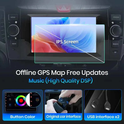 Junsun 6.2" Wireless CarPlay Android Auto Car Radio for Lancia Ypsilon 2012 2013 2014-2020 Multimedia WiFi 4G 8core RDS