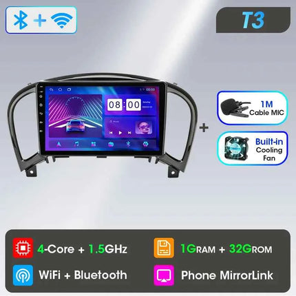 Srnubi Car Radio for Nissan Juke YF15 2010 - 2014 Carplay 4G Multimedia Video Player Navigation GPS WIFI Android Auto Autoradio