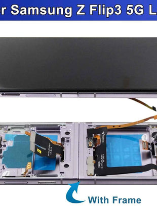 Per Samsung Z Flip 3 F926/F9260 Display LCD di qualità TFT Touch Screen con telaio Digitizer Assembly compatibile con Z Flip3