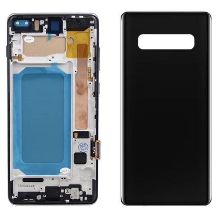 Schermo TFT S10 Plus con cornice, per Samsung Galaxy S10+ G975F G975F/DS Display LCD Touch Screen Digitizer Sostituzione