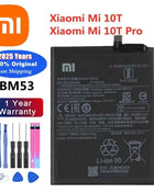 New 100% Original Battery For Xiaomi MI Redmi Note K20 K30 Pro 5 7 8 9 9S 9T 10 10X 10T 10X 11T 11 Ultra 11T POCO X3 F2 4X Pro