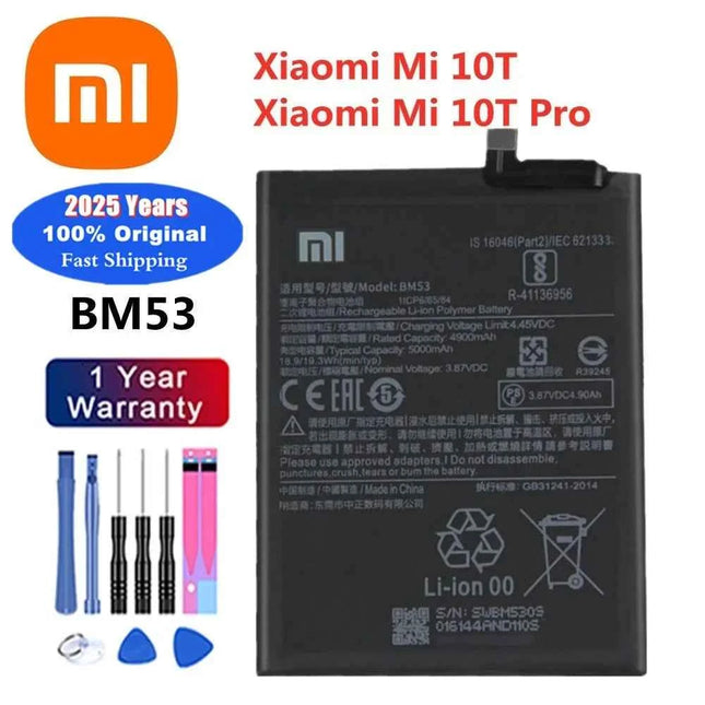 New 100% Original Battery For Xiaomi MI Redmi Note K20 K30 Pro 5 7 8 9 9S 9T 10 10X 10T 10X 11T 11 Ultra 11T POCO X3 F2 4X Pro