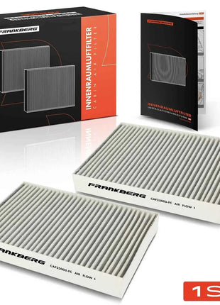 Frankberg 2x Filtro Abitacolo a Carbone Attivo per Nissan Qashqai 2 Renault Espace Scénic Mercedes Citan 27272774EM0A 27277DB50A