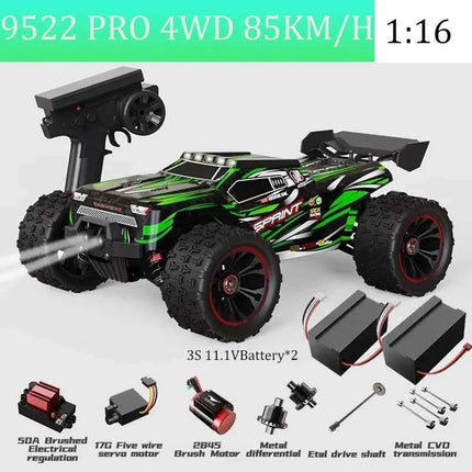 SCY9522PRO Super Brushless Motor Remote Control Car 85 km/h or 50 km/h High-Speed 4WD 1:16 Scale Model Racing Car Boy Toy Gift