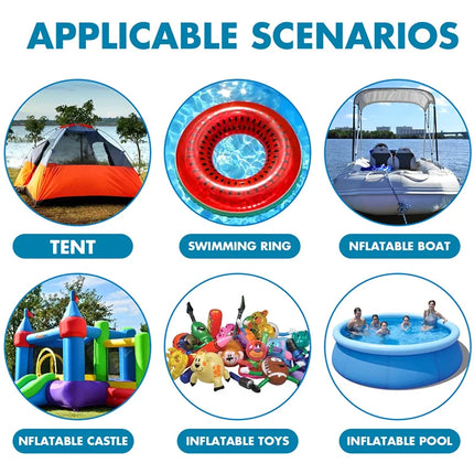 10pcs piscina Patch di riparazione in PVC Kit di riparazione dell'anello di nuoto impermeabile Patch di riparazione della barca gonfiabile accessorio per piscina