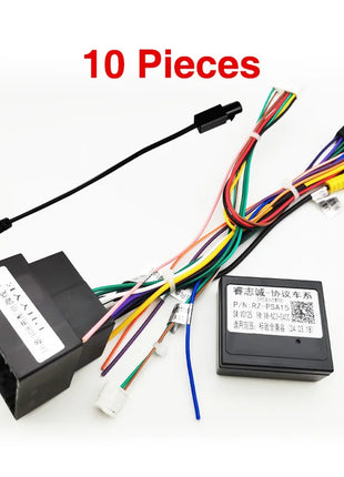 CAN Bus Decoder Wiring 56-pin, Android Adapter 16-pin with SWC Retention for Peugeot 208 308 2008 3008 Citroen C3 C4 C5 (17-23)