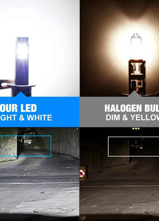 XSTORM H1 LED Lights Bulbs Canbus 60000LM 100w H3 H7 LED Headlight With Fan H1 Turbo Lamps Car Headlights Plug & Play 6000K 12V