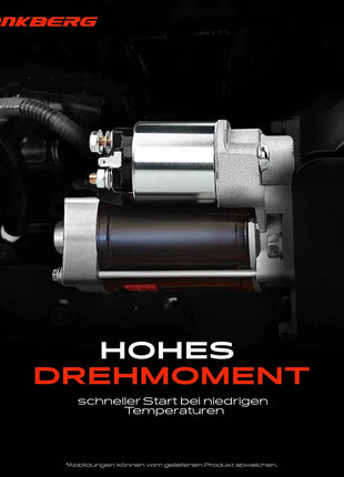 Motorino di Avviamento Frankberg 1x per Kubota M6800, M8200, M8540, M9000; Mitsubishi 1C010-63012, M008T70971, 1C010-63011, 18398N, 1C010-63010