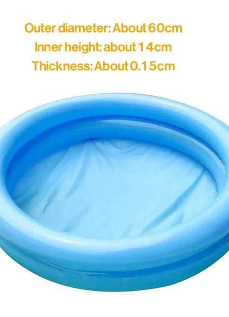 Novità per 0-3 anni Piscina gonfiabile per bambini estivi Sport all'aria aperta Giocattoli per l'acqua con bacino rotondo