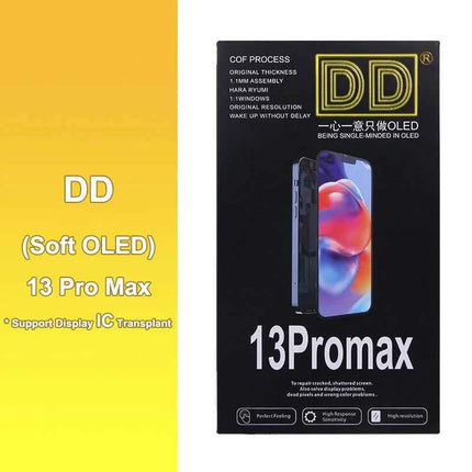 DD OLED LCD Display For iPhone 12 13 14 15 16 16e Pro Max Plus Mini LCD Display Touch Screen Digitizer Assembly Replacement