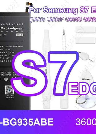 NOHON Phone Battery for Samsung Galaxy S24 S23 S22 Ultra S21 S20 Plus S10 S10E S9 S8 S7 S6 S10+ S20+ S21+ S23+ S24+ Batteries