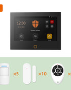 Staniot 7-inch HD Wireless WiFi 4G Alarm System Tuya Smart Home Security Protection works with Alexa Google APP Remote Control, Built-in 115dB Siren and 5000mAh Battery