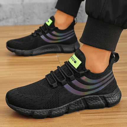 Scarpe da ginnastica da uomo Scarpe comode e traspiranti con plateau Scarpe da corsa estive da uomo Scarpe da ginnastica da passeggio comode e traspiranti
