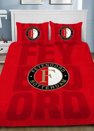 3D Print Hot Fc F-Feyenoords Bedding Set Bedroom Quilt Cover Set Single Double Size Duvet Cover Pillowcase for Adult Boys
