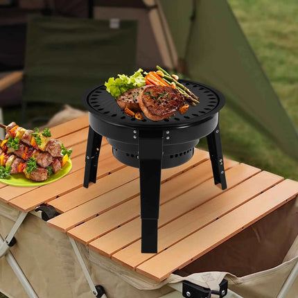 Portable Charcoal Grills Bbq Grill Barrel with Grill Accessories & Carry Bag for Camping, Garden, Bbq Party,Table Grill Charcoal