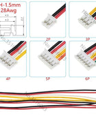 5/10 Pz JST ZH-1.5mm Passo Maschio Connettore Con Filo 100/200/300mm Cavo 2/3/4/5/6/7/8/9/10P Spille Ponticello Linea Per Arduino