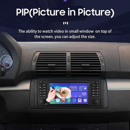 Hizpo Car Intelligent Systems for BMW 5 Series E39 X5 E53 M5 1996-2003 Multimedia 2din Autoradio Android 13 Auto Carplay 7862 4G