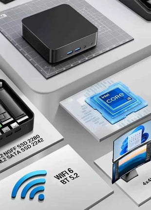 i9 MINI PC  Windows 11 Pro Intel Core i9-9900U MINI Computer 16GB 32GB DDR4 2048GB SSD  WIFI 6 BT5.2 Gaming MINI PC