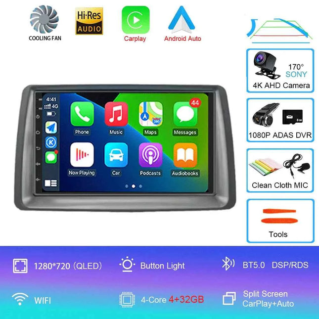 7" Car Radio Android 16 For FIAT Panda 2003 2004 2005 2006 2007 -2012 Stereo Multimedia Player Navigation Autoradio Carplay Auto