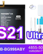 NOHON Phone Battery for Samsung Galaxy S24 S23 S22 Ultra S21 S20 Plus S10 S10E S9 S8 S7 S6 S10+ S20+ S21+ S23+ S24+ Batteries