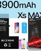 PINZHENG Real High Capacity Battery For iPhone 8 Plus SE 5S 6 6S 7 X Xr Xs Max Phone Replacement Batteries Warranty One Year