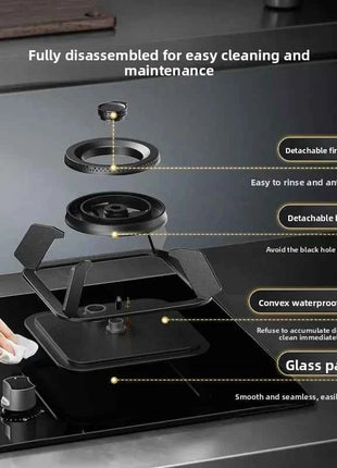 Piano Cottura a Gas Vanward Alta Efficienza - Gas Naturale e GPL LDW