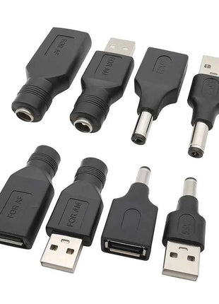 Presa Jack femmina 1/2/5Pcs 5.5*2.1mm A USB 2.0 tipo A spina maschio connettore cc adattatore per spine di alimentazione 5V per Laptop