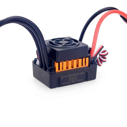 1:10 1:12 1:14 RC Part Waterproof F540 3300KV 4370KV Brushless Motor W/60A ESC for Wltoys 144001 124019 RC 124018 Truck Buggy