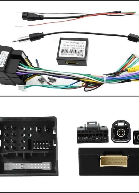 Per VW Volkswagen Crafter 2017-2022, Cornice Radio Auto 2DIN da 10 Pollici, Adattatore Cablaggio + Decoder Canbus
