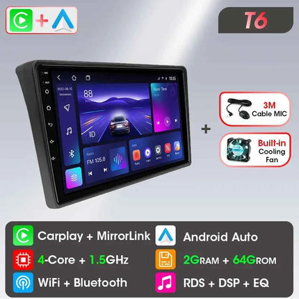 Android for Fiat Ducato Peugeot Boxer Citroen Jumper 2006-2022 Carplay Auto Car Radio Multimedia Player GPS Navigation Screen