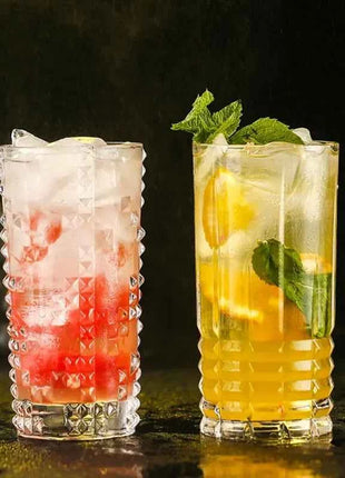 Bicchiere Alto da Bar per Cocktail Soda Birra Succo e Long Drink - Hi Wave Glass