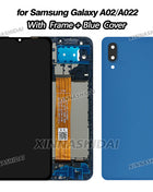 6.5-inch LCD Display for Samsung Galaxy A02, Touchscreen Digitizer for Samsung A022 LCD SM-A022M A022F A022G, Spare Parts