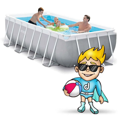 Piscina fuori terra con struttura 400x200x122 cm 18 in 1 INTEX 26790