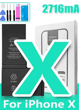 XDOU 2026 NEW Battery For iPhone 7 8 6S 6 Plus X XR 11 11Pro Xs Max High Capacity Phone Bateria + Free Tools