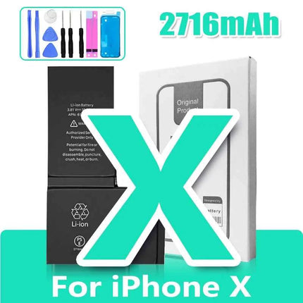 XDOU 2026 NEW Battery For iPhone 7 8 6S 6 Plus X XR 11 11Pro Xs Max High Capacity Phone Bateria + Free Tools