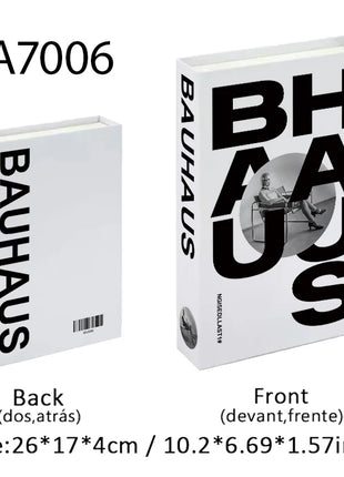 Boho Bauhaus Picasso Matisse Cucina Libri finti Decorazione Tavolino di moda di lusso Scatola portaoggetti decorativa Decorazione estetica