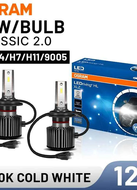 OSRAM Original H7 LED Bulb H1 H4 LED Moto H8 H11 9005 9006 HB3 HB4 HIR2 9012 Fog Lights 25/50W 6000K White Car Headlight Lamps