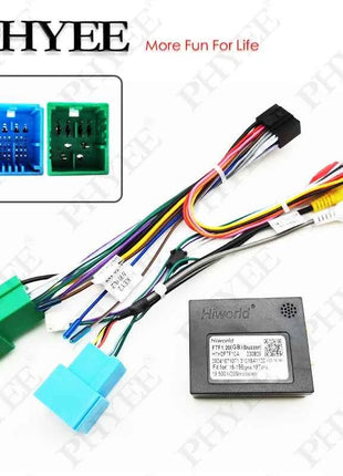 Decodificatore CAN Bus cablaggio 32 pin 12 pin, ritenzione SWC RCA P&P 16 pin Android, per Fiat Strada Toro Mobi Ducato Egea Tipo (2020+)