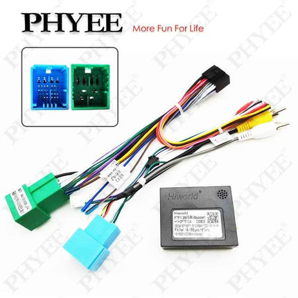Decodificatore CAN Bus cablaggio 32 pin 12 pin, ritenzione SWC RCA P&P 16 pin Android, per Fiat Strada Toro Mobi Ducato Egea Tipo (2020+)