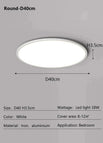 White Dia40CM / 3 Color No Remote