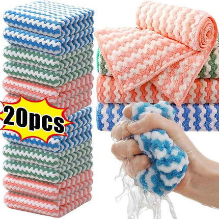 Panni Microfibra Velluto Addensati - Strofinacci Ultra Assorbenti Casa